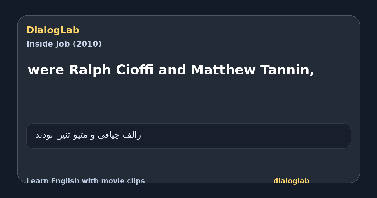 Share card for were Ralph Cioffi and Matthew Tannin,