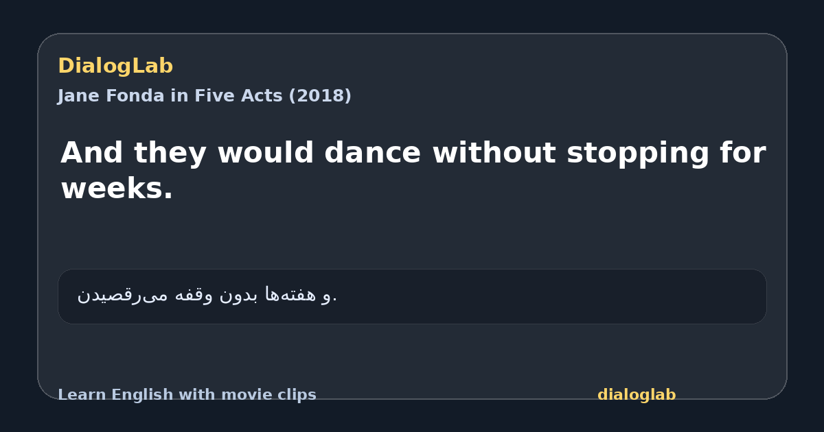 Share card for And they would dance without stopping for weeks.