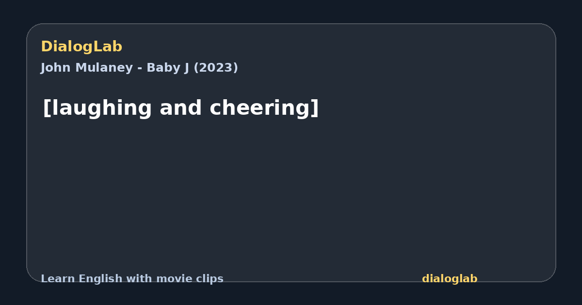 Share card for [laughing and cheering]
