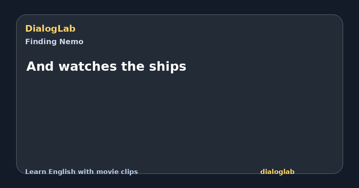 Share card for And watches the ships
