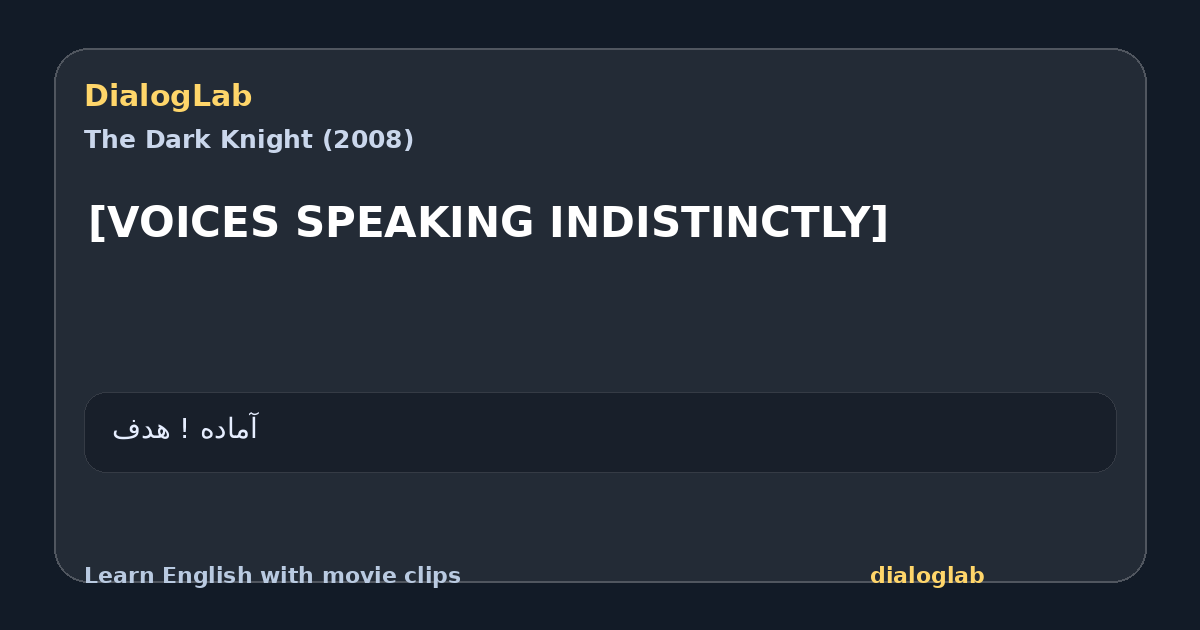 Share card for [VOICES SPEAKING INDISTINCTLY]