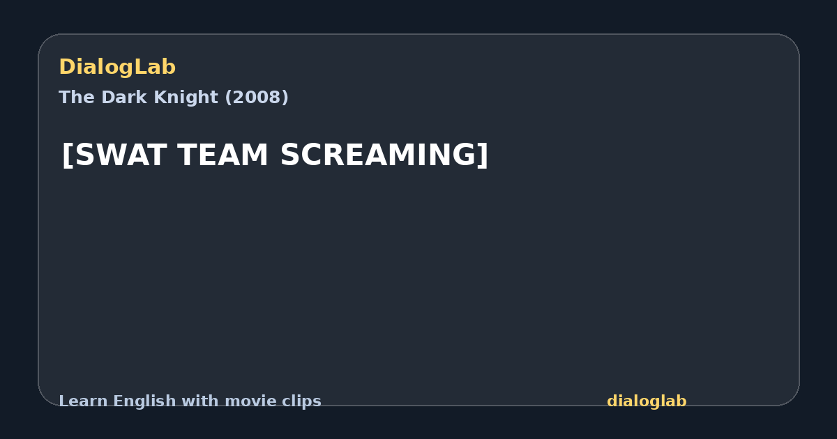 Share card for [SWAT TEAM SCREAMING]