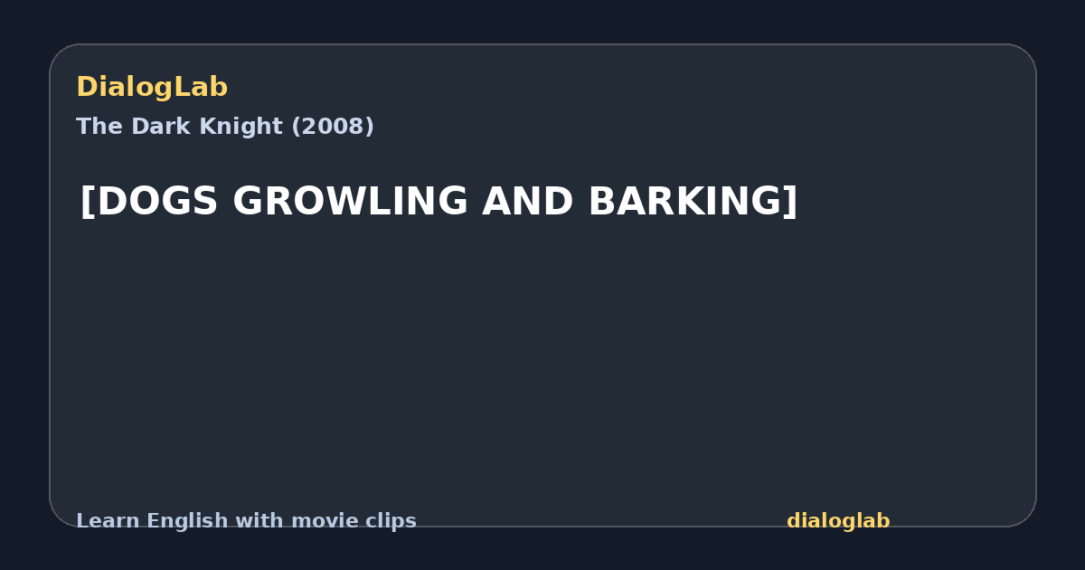 Share card for [DOGS GROWLING AND BARKING]