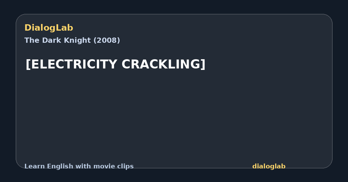 Share card for [ELECTRICITY CRACKLING]