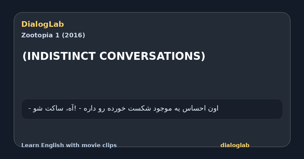 Share card for (INDISTINCT CONVERSATIONS)