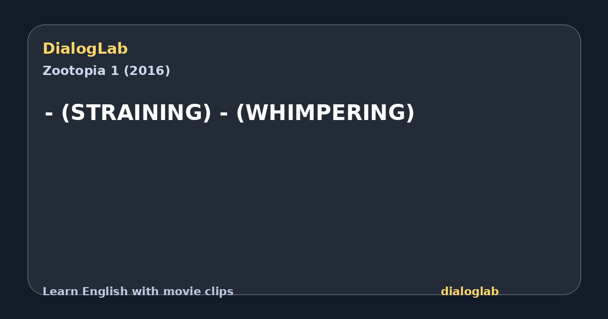 Share card for - (STRAINING) - (WHIMPERING)