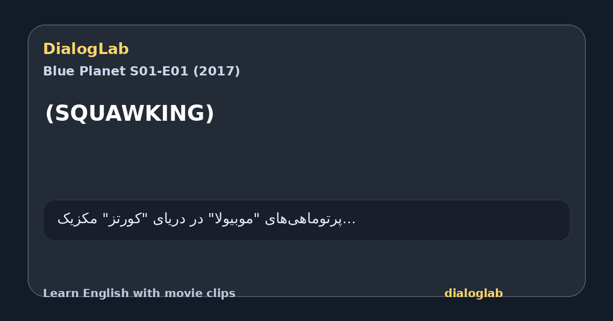 Share card for (SQUAWKING)