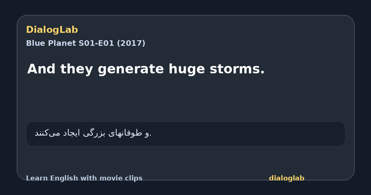 Share card for And they generate huge storms.