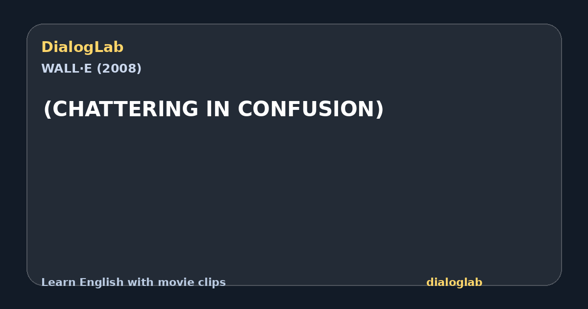 Share card for (CHATTERlNG lN CONFUSlON)