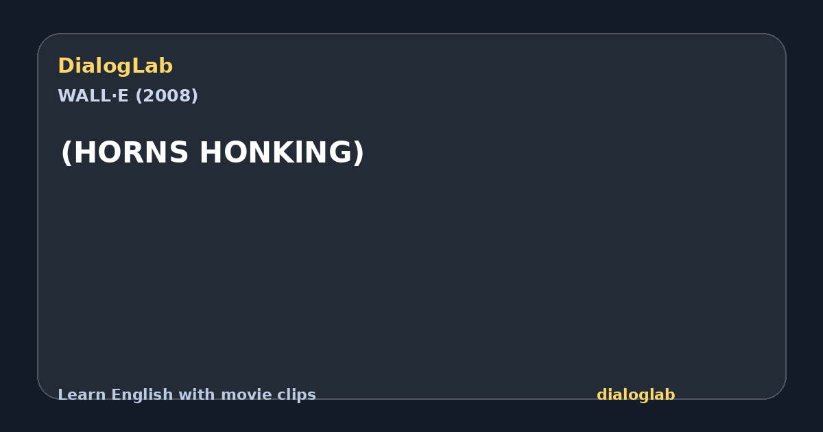Share card for (HORNS HONKlNG)