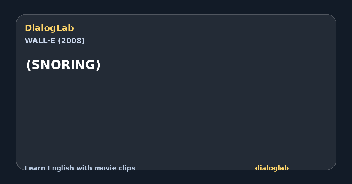 Share card for (SNORlNG)