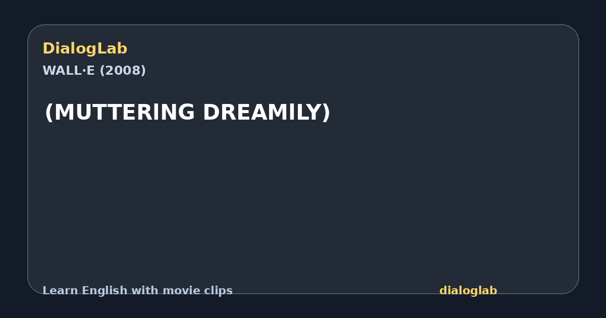 Share card for (MUTTERlNG DREAMlLY)