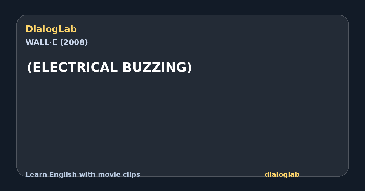 Share card for (ELECTRlCAL BUZZlNG)