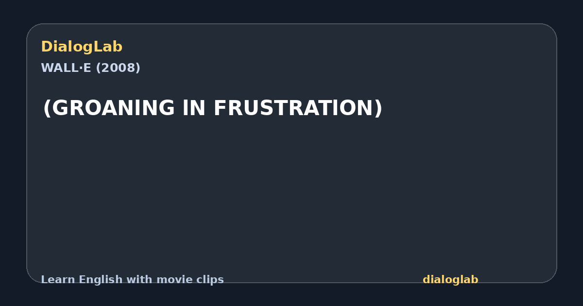 Share card for (GROANlNG lN FRUSTRATlON)