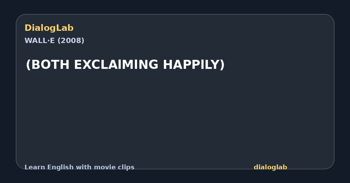 Share card for (BOTH EXCLAlMlNG HAPPlLY)