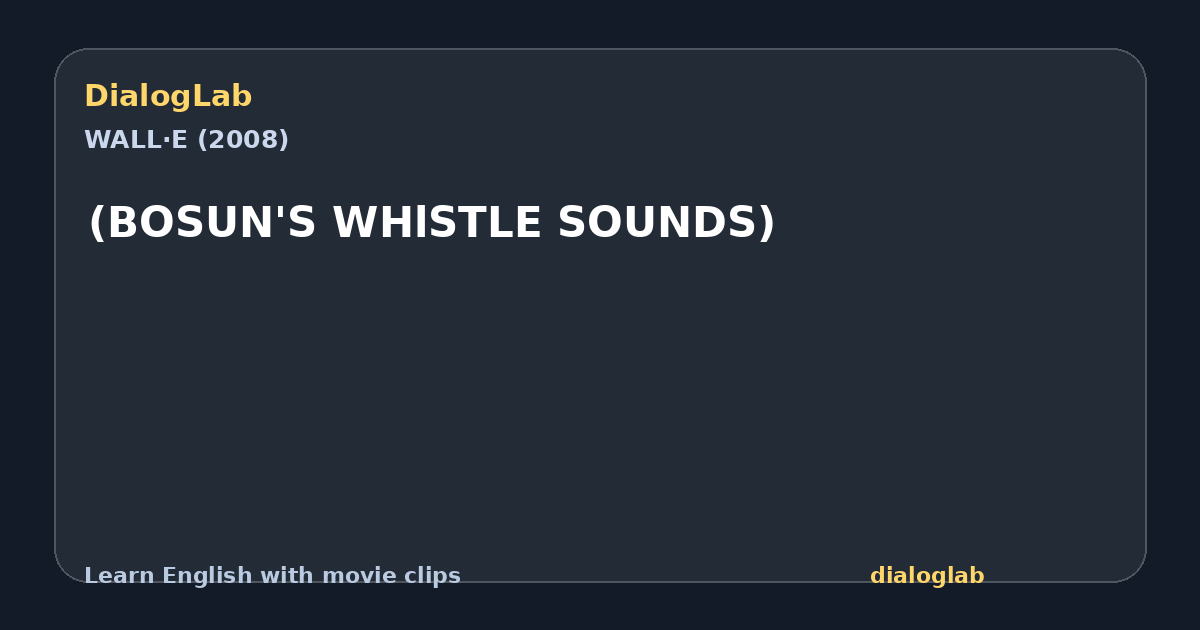 Share card for (BOSUN'S WHlSTLE SOUNDS)