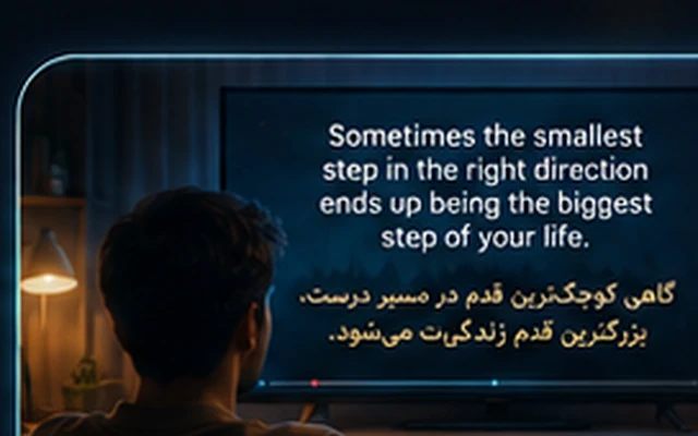 آموزش لغات با فیلم و سریال